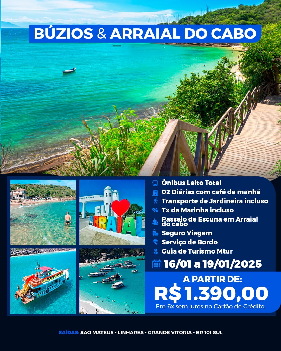 Búzios & Arraial do Cabo - RJ - Janeiro de 2025